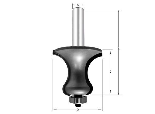 Изображение товара Фреза PROCUT 747.314738 для обработки древесины 47.6 мм фигурная