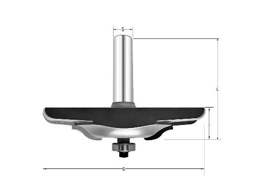 Изображение товара Фреза PROCUT профильная DF7 89мм для кромочных работ