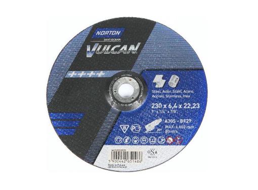   NORTON 27 230 6,4 22,23 A30S Vulcan INOX