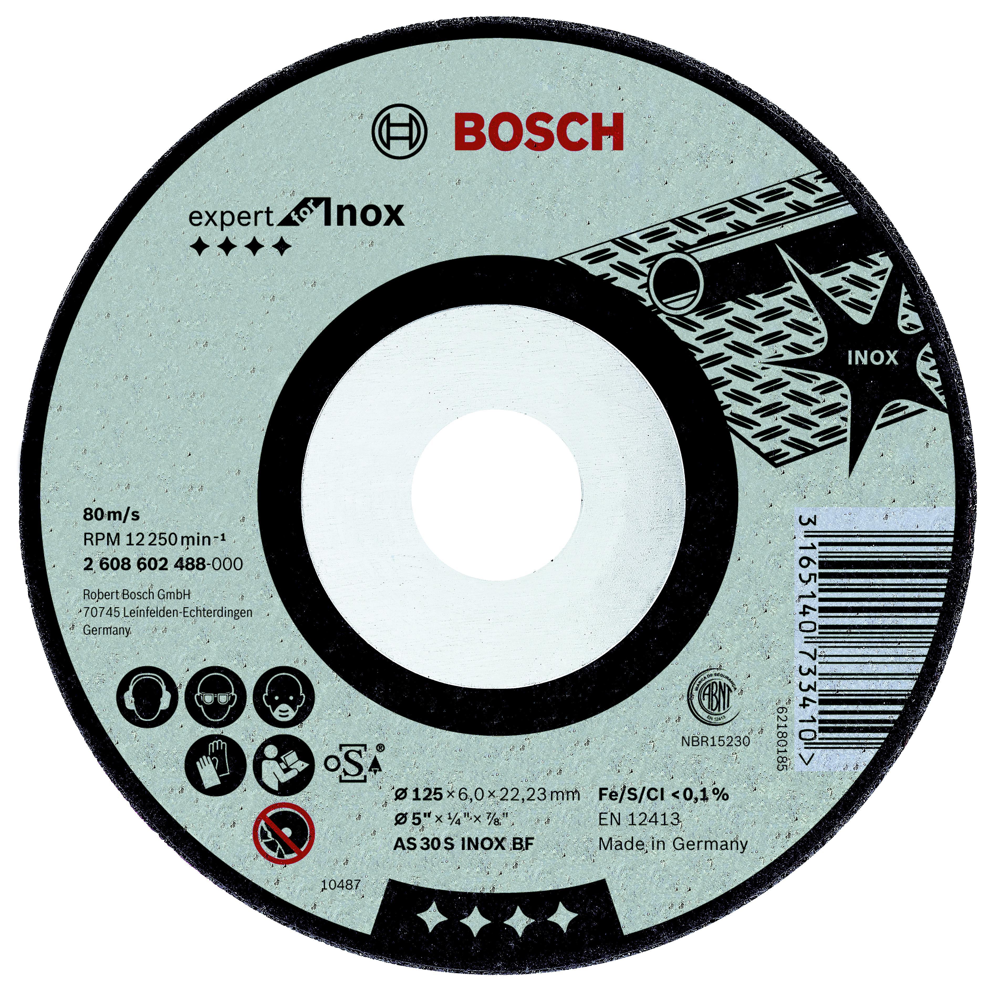 

Набор Bosch Круг зачистной 125х6х22мм 14А, Круг зачистной 125х6х22мм 14А