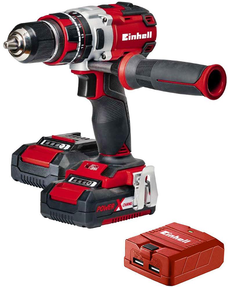 

Набор Einhell Бесщеточный шуруповерт te-cd 18 li-i bl (4513861) +Блок pxc te-cp 18 li usb-solo (4514120), Бесщеточный шуруповерт te-cd 18 li-i bl (4513861) +Блок pxc te-cp 18 li usb-solo (4514120)