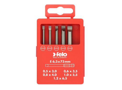 Изображение товара Набор бит FELO SL 73мм (03091716) в кейсе, 6 шт.