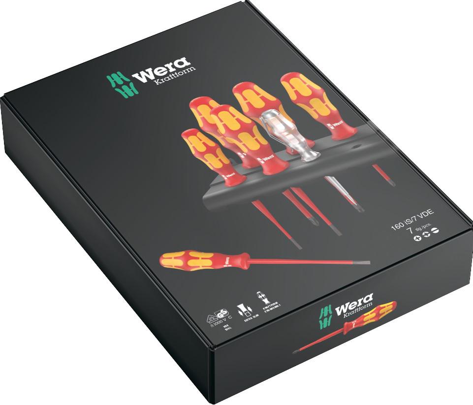 фото Набор отверток wera kraftform plus 160 is/7 rack