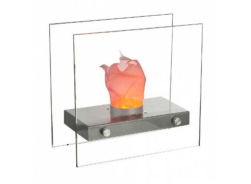 Изображение товара Настольная лампа GLOBO 93101 серебро с эффектом огня LED