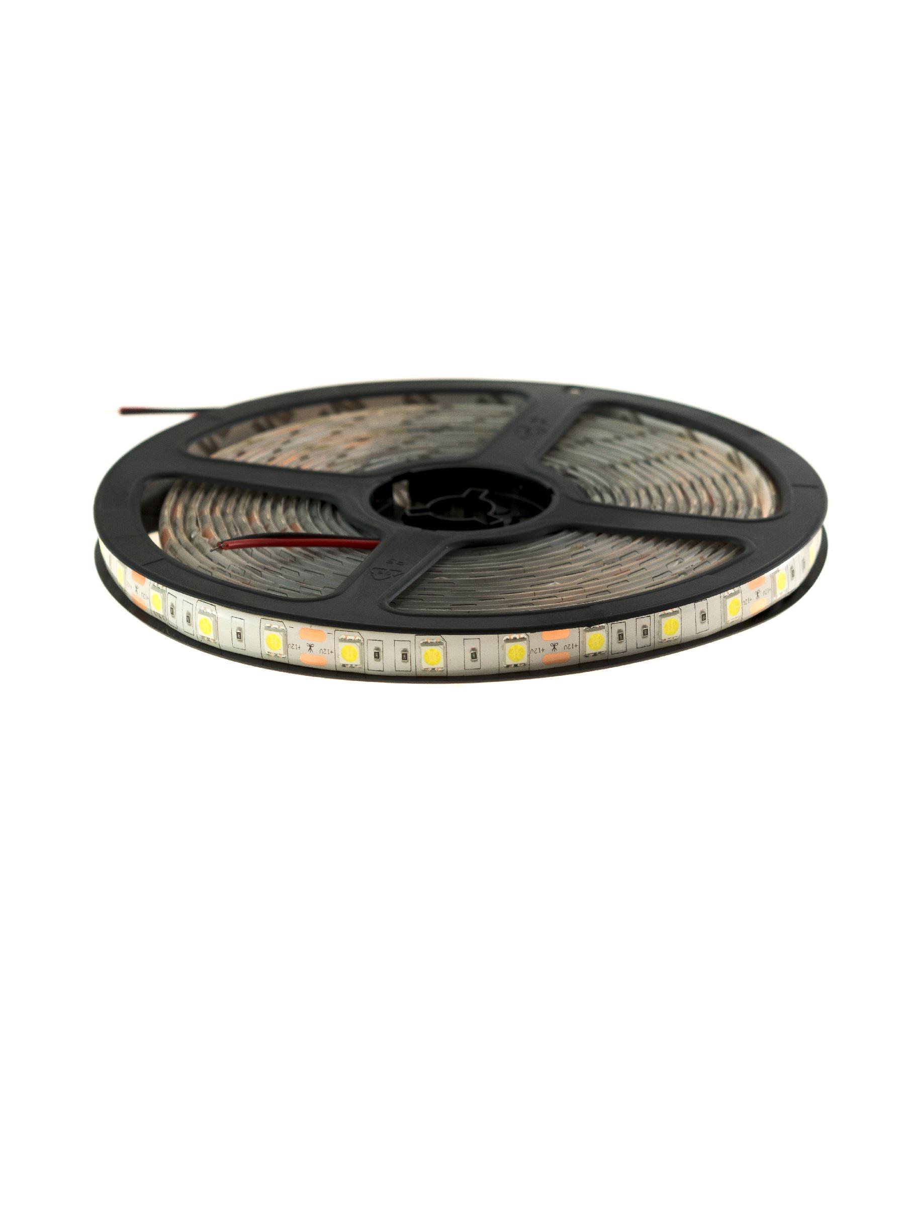 фото Лента светодиодная urm 5050-60led-12v-14.4w, 10-12lm-6500k-ip65-10mm