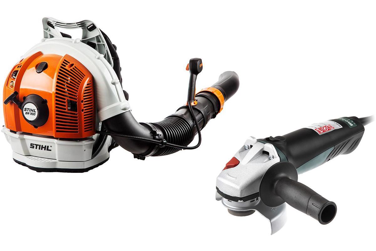 Набор Stihl Воздуходувка BR 700 бензиновая +УШМ (болгарка) WQ 1400  (600346000) - цена, видео, фото - купить в Москве, СПб и РФ