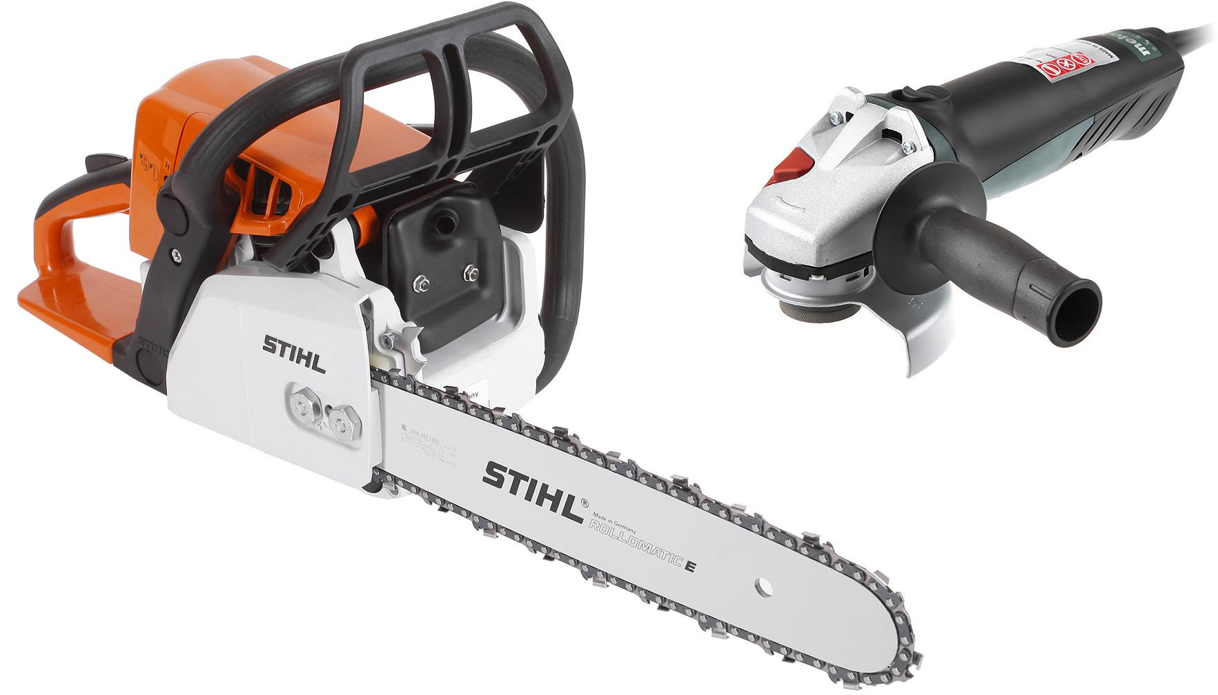 

Набор Stihl Бензопила ms 250 14' picco +УШМ (болгарка) wq 1400 (600346000), Бензопила ms 250 14' picco +УШМ (болгарка) wq 1400 (600346000)