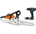 Набор STIHL Пила цепная аккумуляторная MSA120  C-BQ +Дрель-шуруповерт DF331DWYE