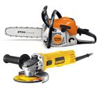 Изображение товара Набор STIHL Бензопила MS 211 +УШМ (болгарка) DWE4051