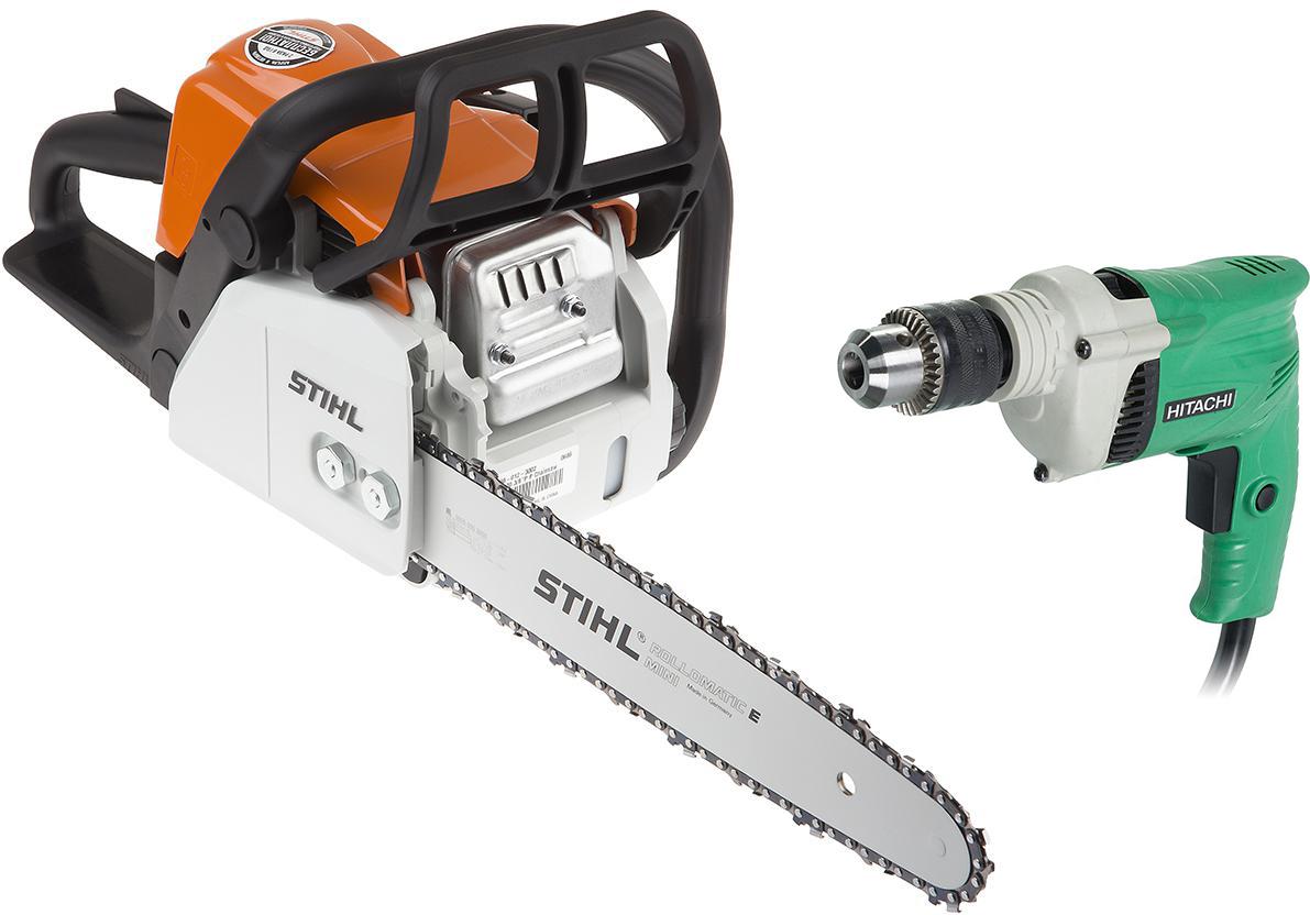 

Набор Stihl Бензопила ms 170 +Дрель ударная dv13ssna, Бензопила ms 170 +Дрель ударная dv13ssna