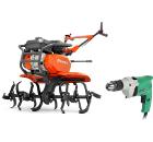 Набор HUSQVARNA Культиватор TF 338 (9673168-01) +Дрель ударная DV13SSNA