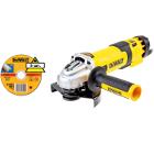 Набор DEWALT УШМ (болгарка) DWE4257KS +Круг отрезной 125х1.2х22 DT42340ZQZ 5шт.