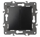 Изображение товара Выключатель двойной ЭРА Б0034247 Изображение товара Выключатель двойной ЭРА Б0034247