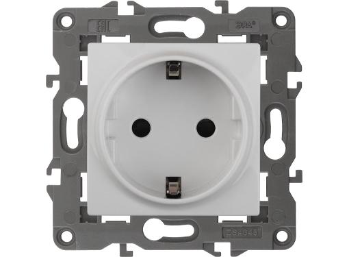 Изображение товара Розетка ЭРА 14-2101-01 2P+E, белая, IP20, 16A-серия Elegance