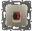 Изображение товара Розетка аудио ЭРА 14-3111-04 IP20 Elegance шампань механизм зажимный