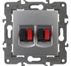 Изображение товара Розетка аудио ЭРА 14-3112-03 двойная IP20 серия Elegance алюминий