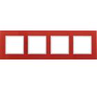 Изображение товара Рамка ЭРА 14-5104-23 на 4 поста красная и белая