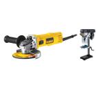 Набор JET Станок сверлильный JDP-10BM 10000430M +УШМ (болгарка) DWE4051