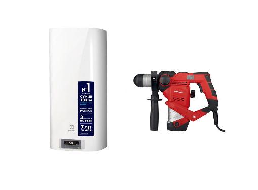 Изображение товара Набор водонагреватель Electrolux 100 л и перфоратор EINHELL 900 Вт