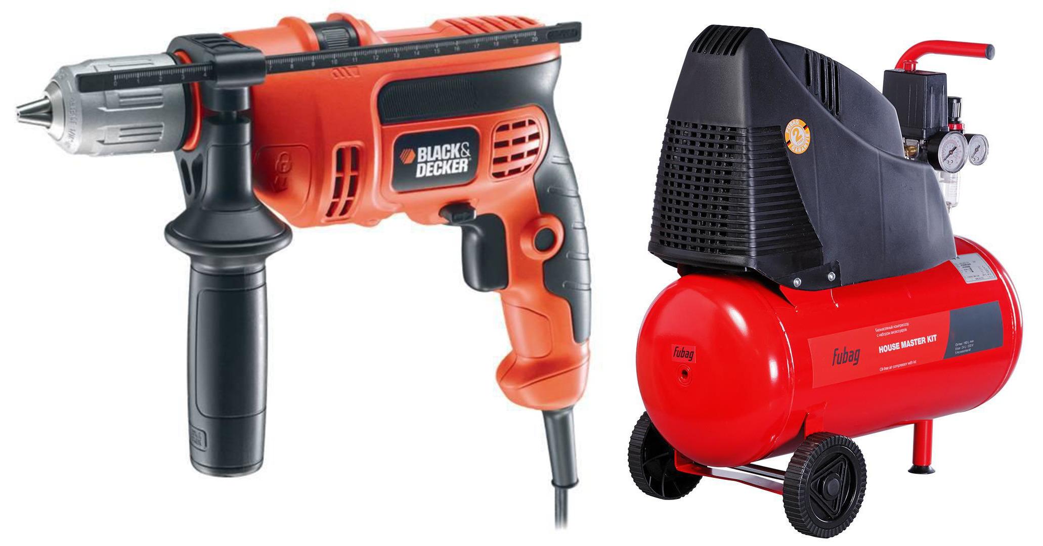 

Набор Fubag Компрессор house master kit +Дрель ударная kr554 creskt, Компрессор house master kit +Дрель ударная kr554 creskt