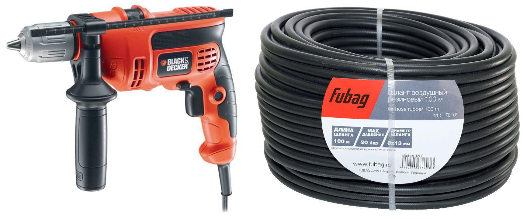 

Набор Fubag Шланг 170109 +Дрель ударная kr554 creskt, Шланг 170109 +Дрель ударная kr554 creskt