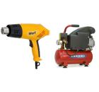 Изображение товара Компрессор AURORA BREEZE-8 поршневой масляный 155 л/мин 8 бар + фен EHG 1800