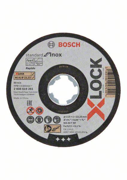 фото Круг отрезной bosch 115 х 1 х x-lock мм 1шт (2608619266)