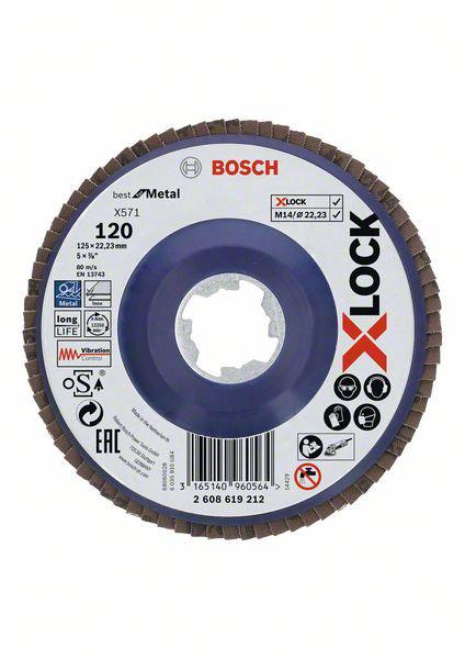 

Круг шлифовальный Bosch 2608619212 x-lock, 2608619212 x-lock