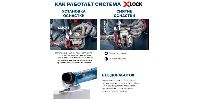 Круг шлифовальный BOSCH 2608619182 X-lock