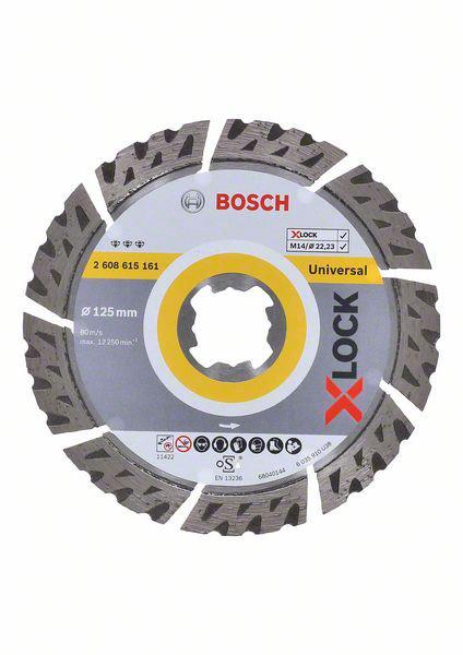 

Круг алмазный Bosch Ф125хx-lockмм универсальный (2608615161 x-lock, Ф125хx-lockмм универсальный (2608615161 x-lock)