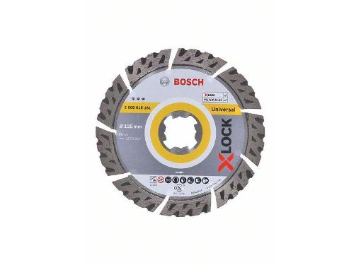 Изображение товара Алмазный диск BOSCH best for universal 125 мм X-LOCK для резки бетона кирпича и керамограна