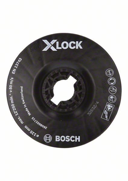 

Тарелка Bosch 2608601715 x-lock 125мм, Черный, 2608601715 x-lock 125мм
