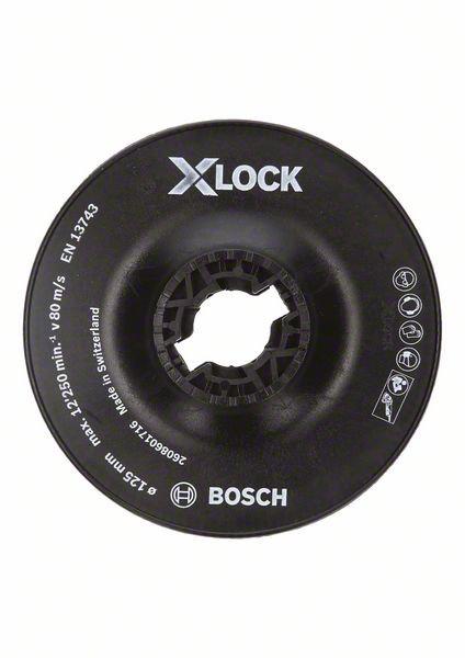 

Тарелка Bosch 2608601716 x-lock 125мм, Черный, 2608601716 x-lock 125мм