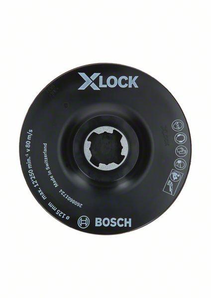 

Тарелка Bosch 2608601724 x-lock 125мм, Черный, 2608601724 x-lock 125мм
