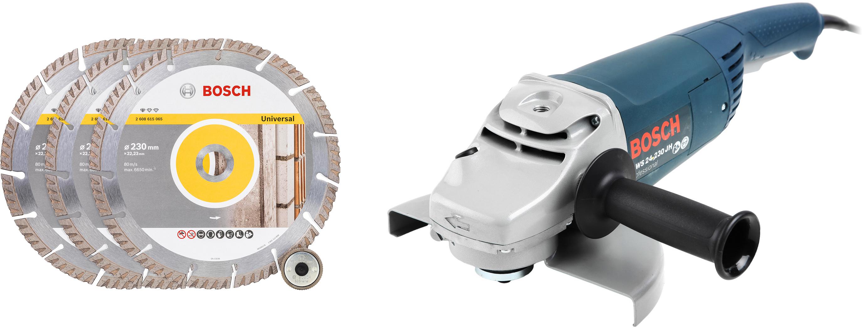 

Набор Bosch УШМ (болгарка) gws 24-230 jh (0.601.884.203) +Набор 06159975h7, УШМ (болгарка) gws 24-230 jh (0.601.884.203) +Набор 06159975h7