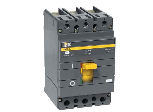 Изображение товара Автомат IEK ВА88-35 3Р 125А 35кА для электрощитков
