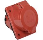Изображение товара Розетка IEK ССИ-425 32А-6ч/200/346-240/415В 3Р+PЕ+N