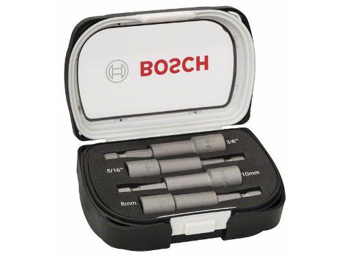 Изображение товара BOSCH набор головок торцовых 8,10, 3/8, 5/16 дюйм 65 мм для шуруповерта