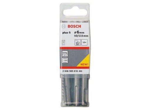Изображение товара Набор буров BOSCH Ф6х115мм SDS Plus (2 608 585 616)