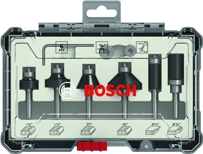 

Набор фрез Bosch 6шт., хвостовик 1/4 (2 607 017 470, 6шт., хвостовик 1/4 (2 607 017 470)