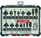 Изображение товара Бюджетный набор фрез BOSCH S8мм 15 шт для деревообработки