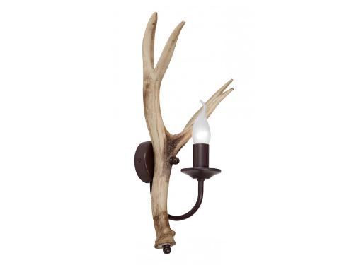 Изображение товара Настенный светильник VITALUCE V1493/1A из дерева и металла для гостиной стиль ковка с выключателем