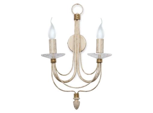 Изображение товара Настенный светильник VITALUCE V1150/2A классика для гостиной металл стекло бежевый