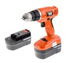 Изображение товара Аккумуляторная дрель BLACK & DECKER EPC18CABK 18В 2 аккумулятора кейс