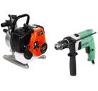 Набор HITACHI Мотопомпа A25EB +Дрель ударная DV16SS