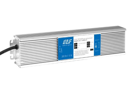 Изображение товара Блок питания ELF ELF-12200HQ-HY 200Вт IP 67 для светильников и автоматизации
