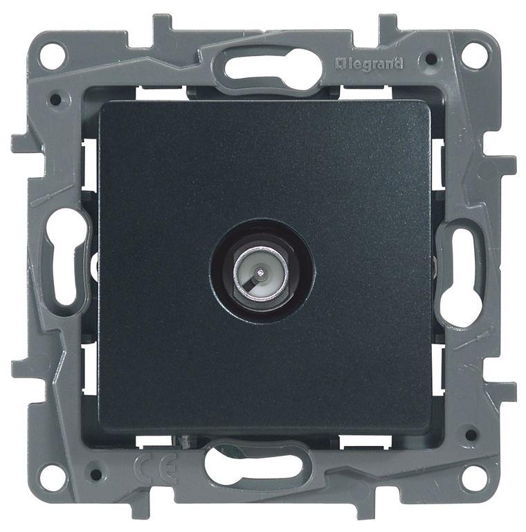 

Розетка tv Legrand 1066935, Антрацит, 1066935