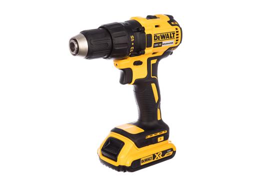Изображение товара Аккумуляторная бесщеточная дрель-шуруповерт DeWALT DCD777D2T-QW c двумя аккумуляторами