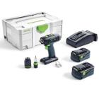 Изображение товара Профессиональная дрель-шуруповерт FESTOOL Edition S2 T 18+3 LI 5,2 Plus 18 В