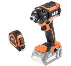 Набор AEG Гайковерт аккумуляторный BSS18OP-0 451631 без акк. и з.у+Рулетка 8м (170074)